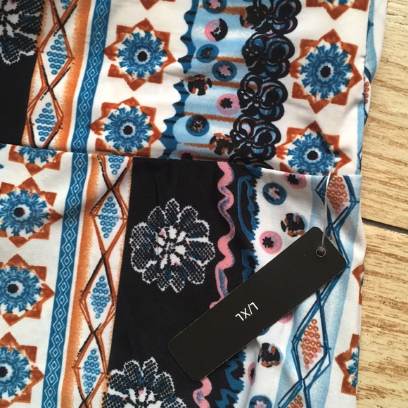 Shosho 🛍️ Capri Pants Blue & Pink  Sz Various - Picture 11 of 12